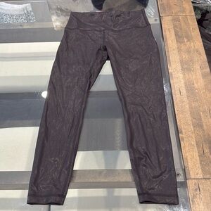 Lululemon Leather ish crops